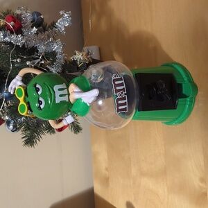 Green M&M Candy Dispenser